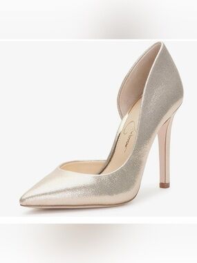 Jessica Simpson Claudette D’Orsay Champagne Pumps NWT 8.5 ✨